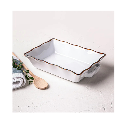 Tuscana Fluted Medium Rectangular Baker