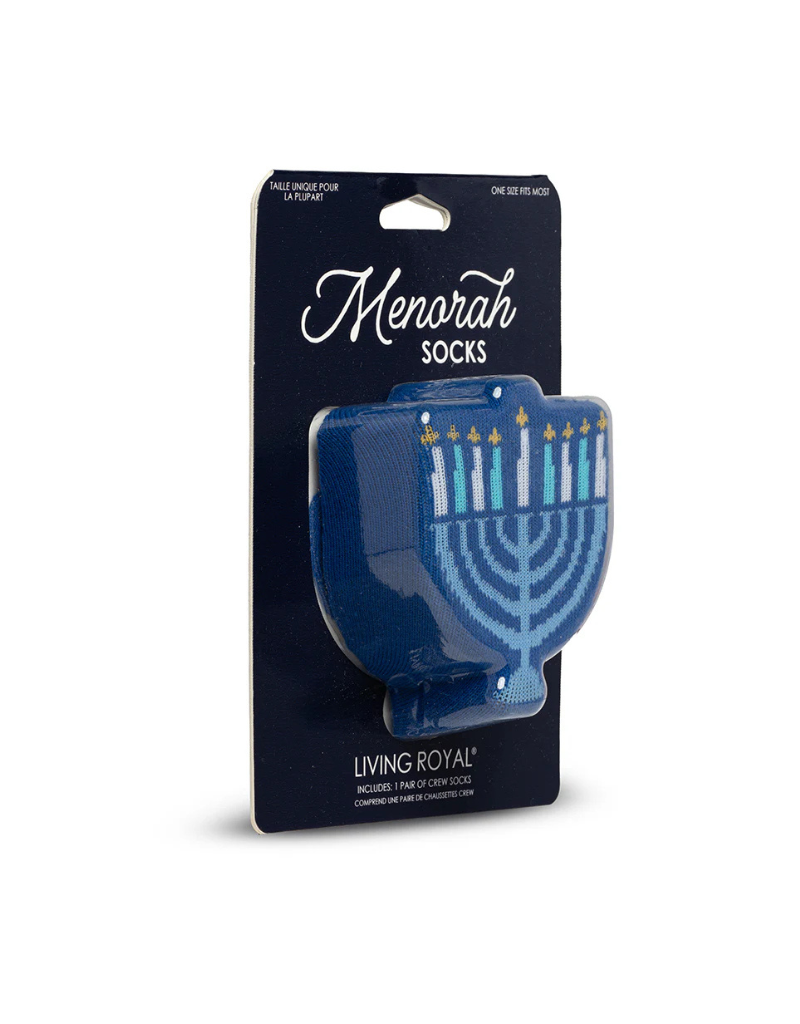 Adult Hanukkah 3D Shaped Socks