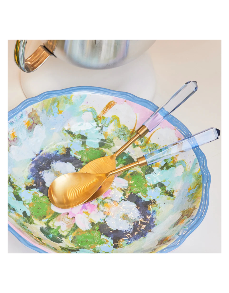 Nantucket Bloom Melamine Serving Bowl