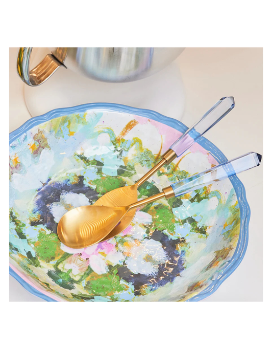 Nantucket Bloom Melamine Serving Bowl