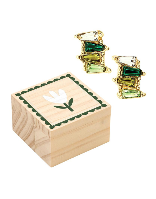 Fleur Jewelry Box Earring
