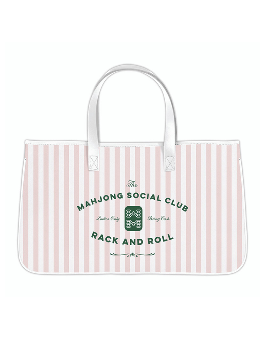 Hold Everything Canvas Tote // Mahjong Social Club
