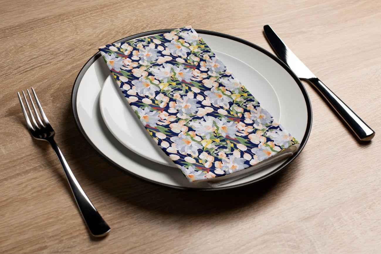 Floral Printed Luxury Guest Towels (options)