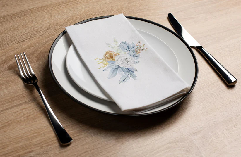 Floral Printed Luxury Guest Towels (options)