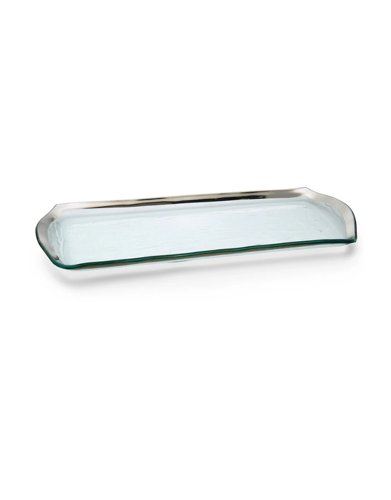 Roman Antique Platinum Oblong Pastry Tray