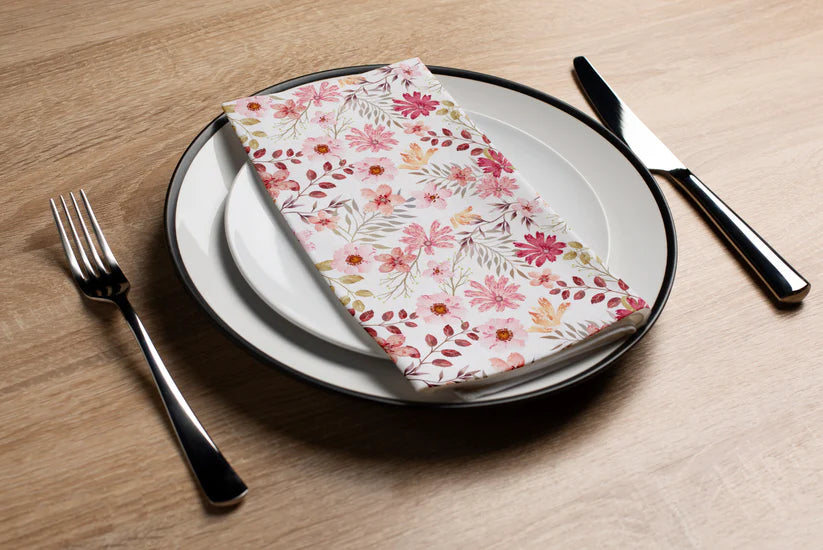 Floral Printed Luxury Guest Towels (More Options)