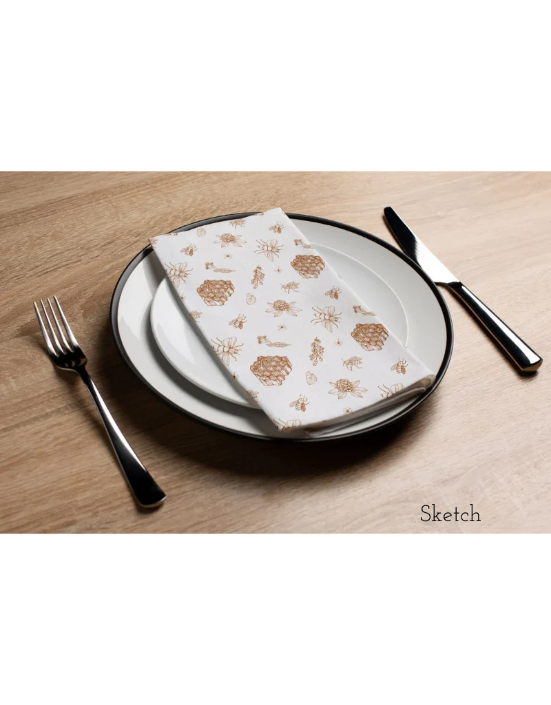 Rosh Hashanah Luxury Printed Guest Towels (options)