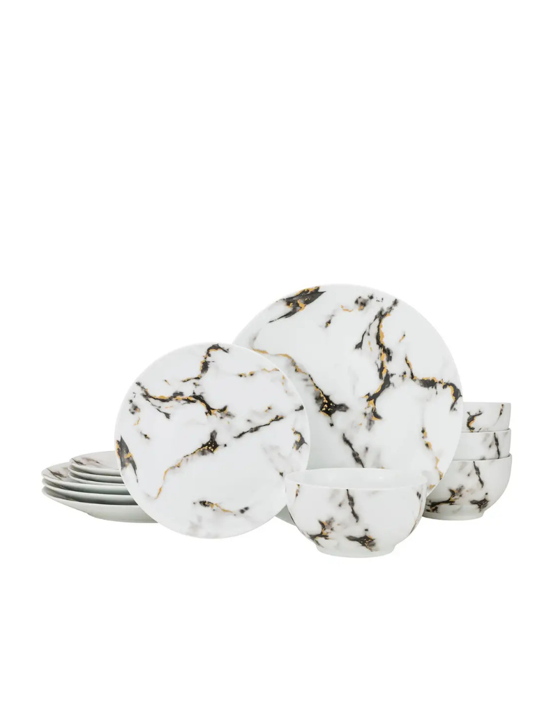 Quarie 12pc Porcelain Dinnerware Set
