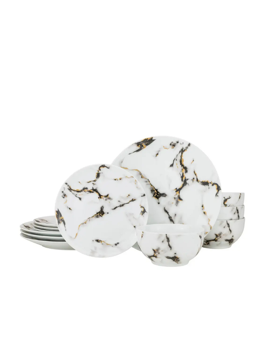 Quarie 12pc Porcelain Dinnerware Set