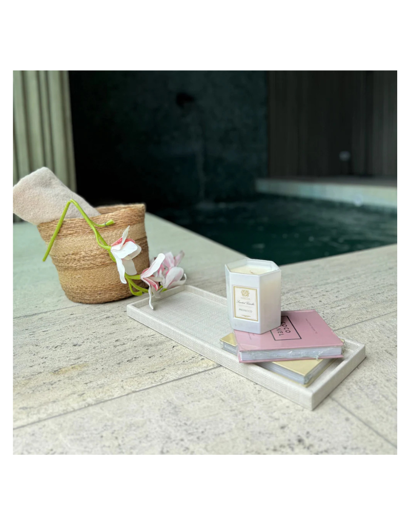 Long Rectangular Serving Tray - Victoria Milky