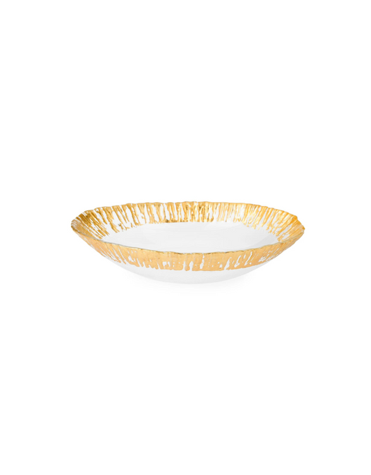 Oval Scalloped Bowl