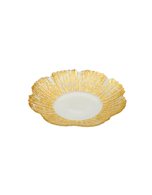 Scalloped Platter in Gold or Silver