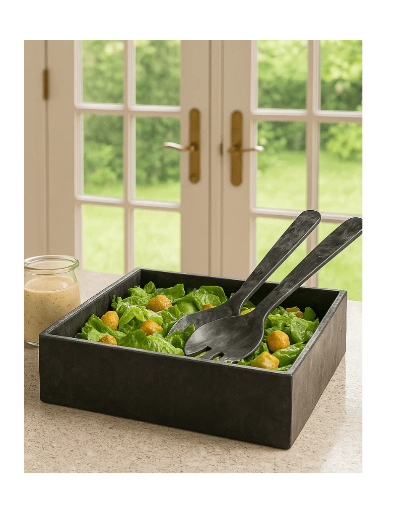 Resin Square Salad Bowl