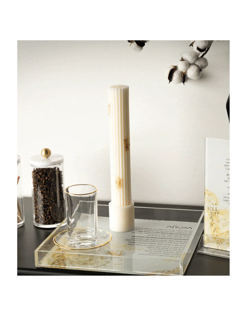 Ribbed Havdalah Candles