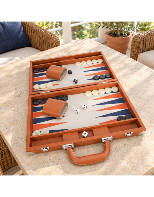 Rowan Saddle Backgammon Set