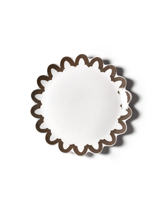 Russet Arabesque Scallop Plate