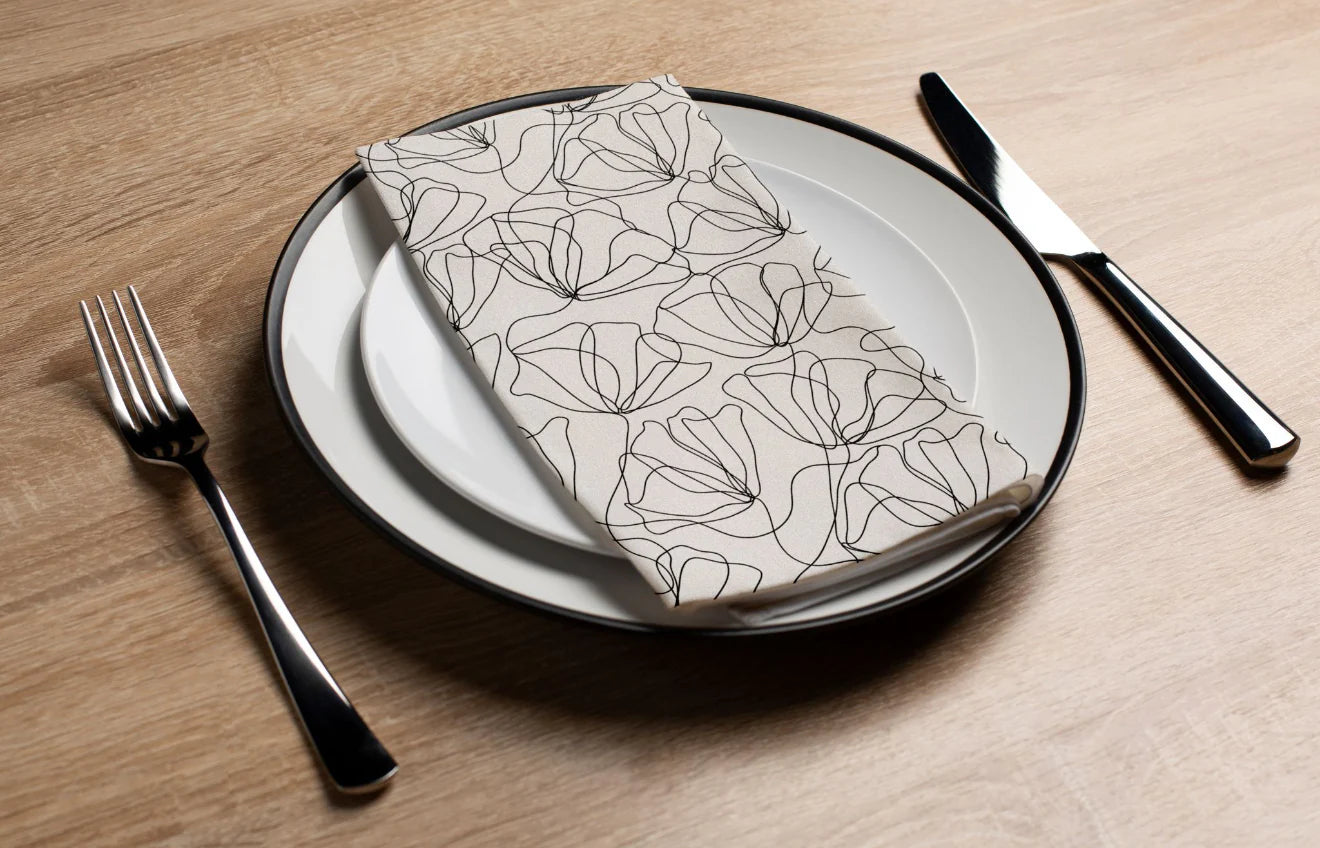 Floral Printed Luxury Guest Towels (options)