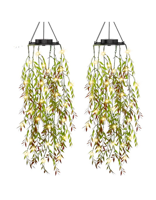 Set of 2 Artificial Hanging Vine Willow