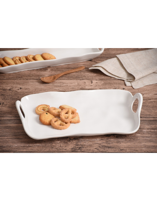 Small Melamine Platter with Handles