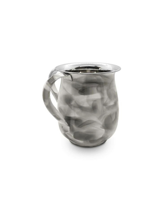Stainless Steel Wash Cup White & Grey