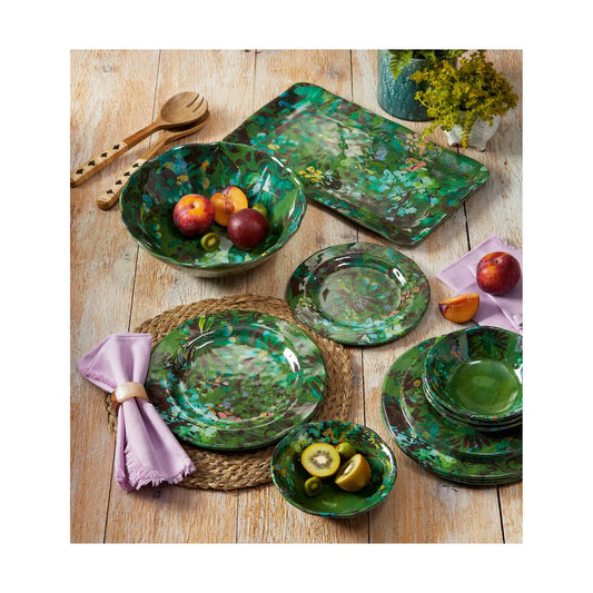 Multi Summer Botanica Melamine Serving Bowl