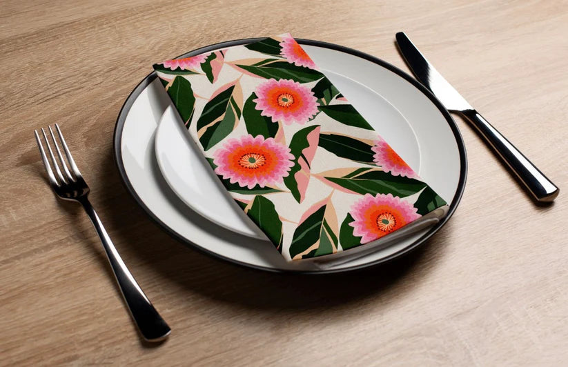 Floral Printed Luxury Guest Towels (More Options)