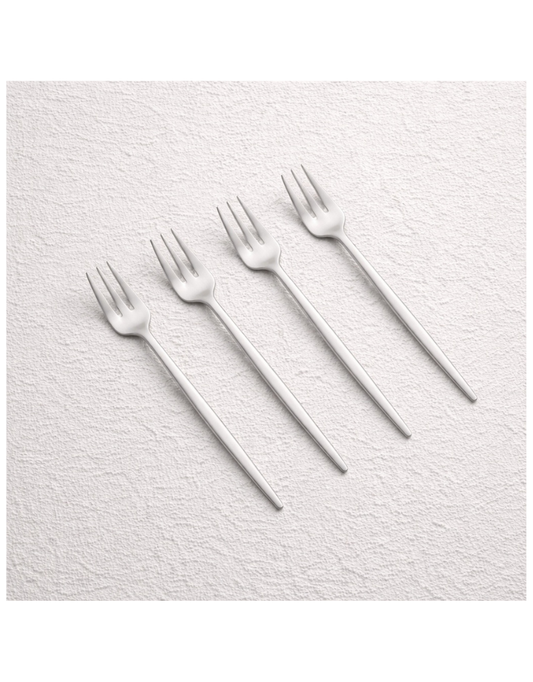 Vikko - Vera Brushed Silver Dessert Fork