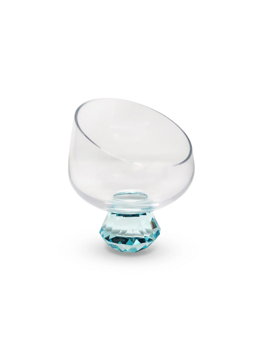 Footed Bowl with Blue Diamond Stem