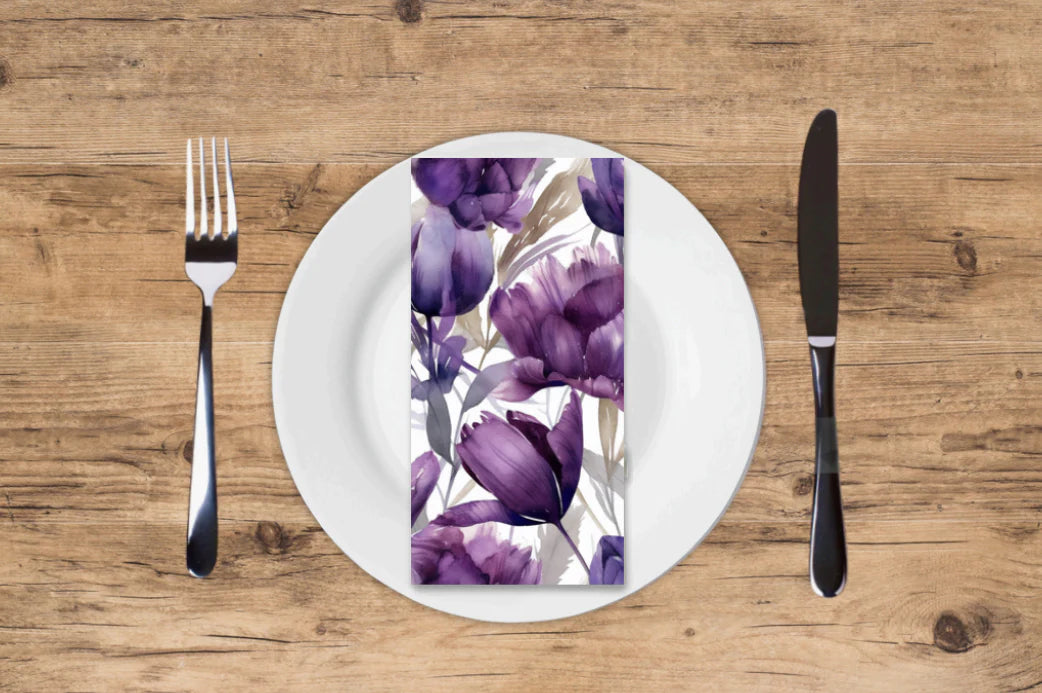 Floral Printed Luxury Guest Towels (options)