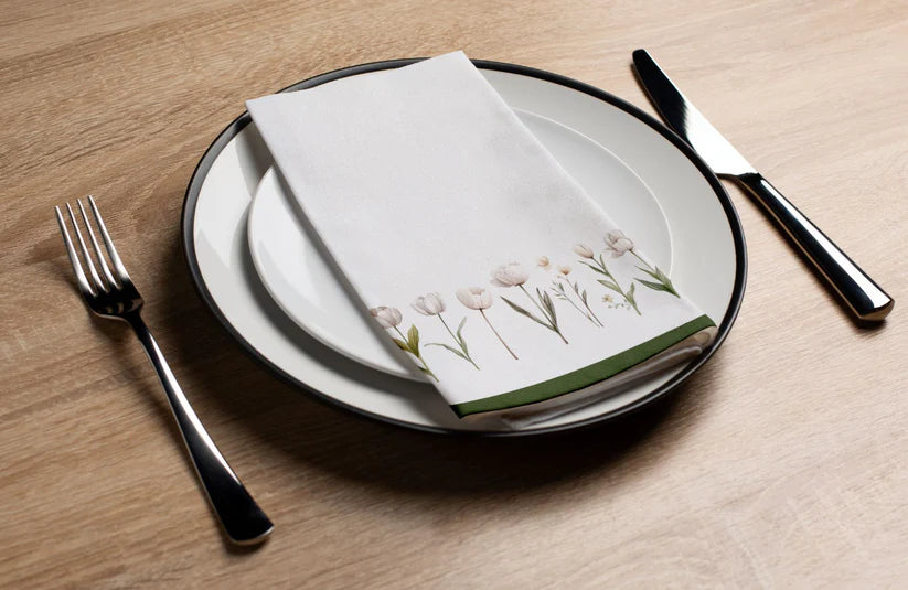 Floral Printed Luxury Guest Towels (options)