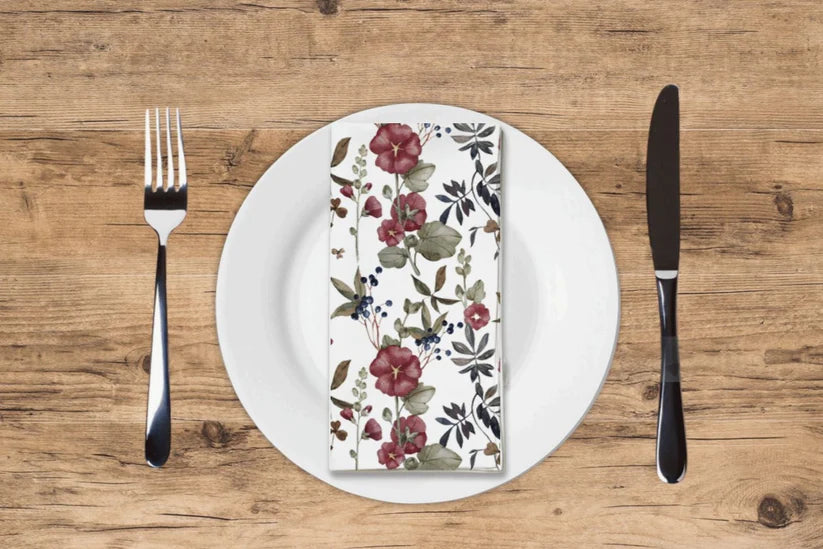 Floral Printed Luxury Guest Towels (More Options)