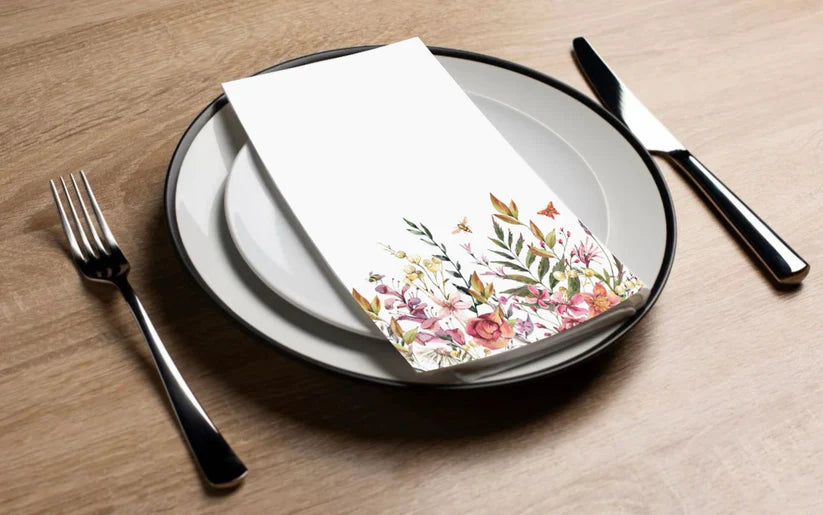 Floral Printed Luxury Guest Towels (More Options)