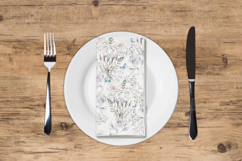 Floral Printed Luxury Guest Towels (options)