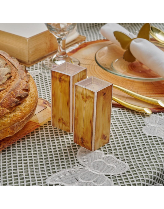 Wood Salt Shakers