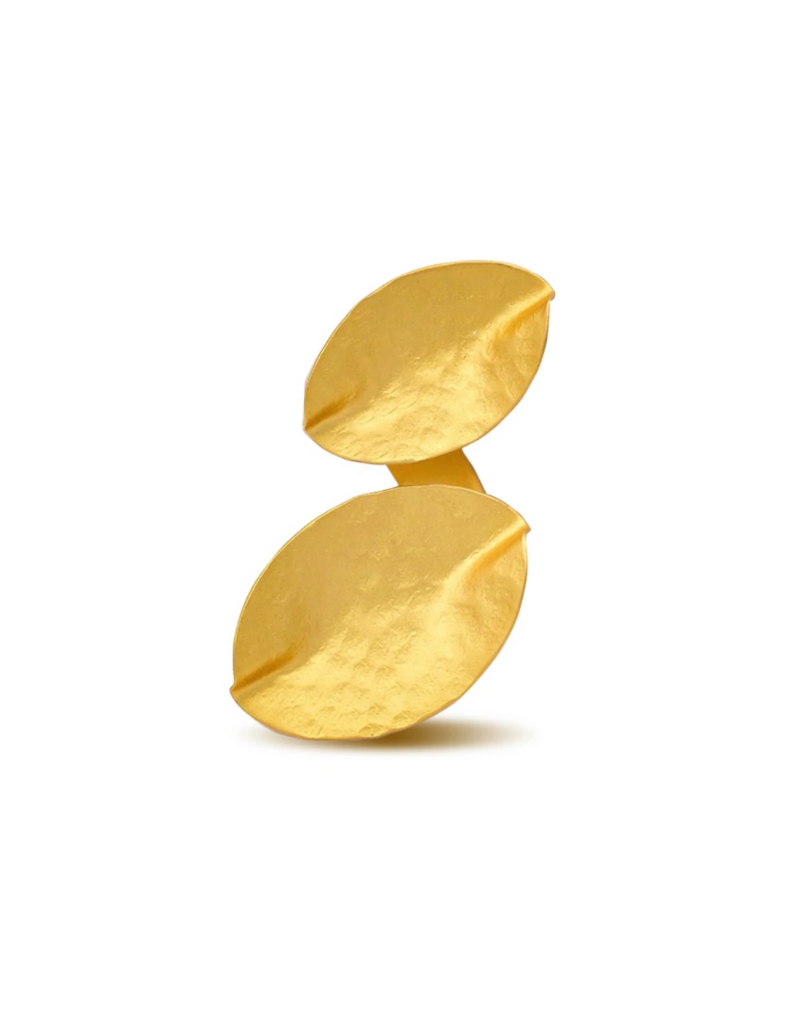 Gold Double Phyllo Ring