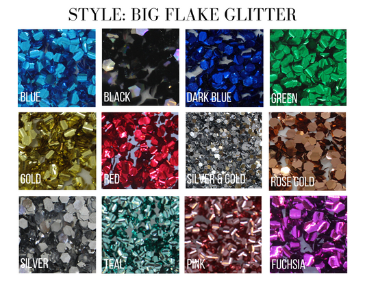 Glitter 4x4 Acrylic Cubes