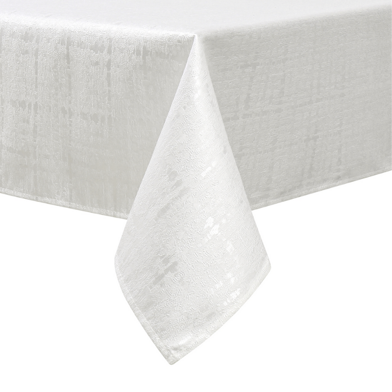 Jacquard Wave Silver Tablecloth #1357