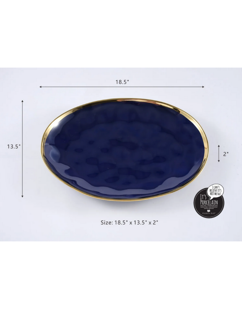 Porcelain Serving Platter, Medium