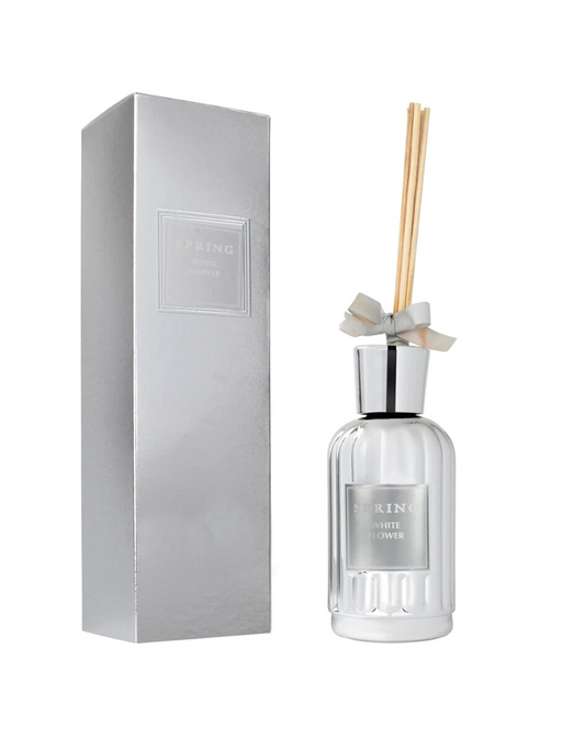 White Flower Silver Reed Diffuser