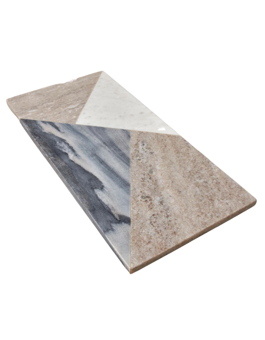 Geometric Marble Rectangular Board