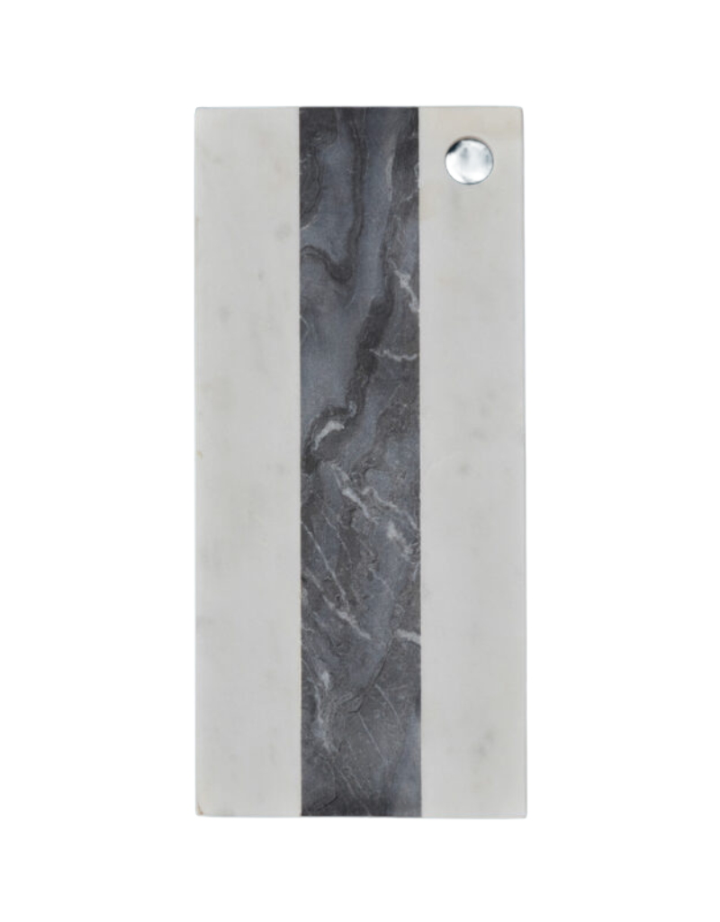 White & Gray Rectangular Marble Board