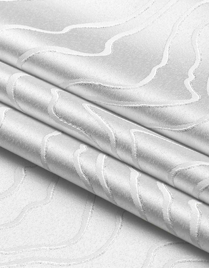 Jacquard Silver Ripple Tablecloth #1348