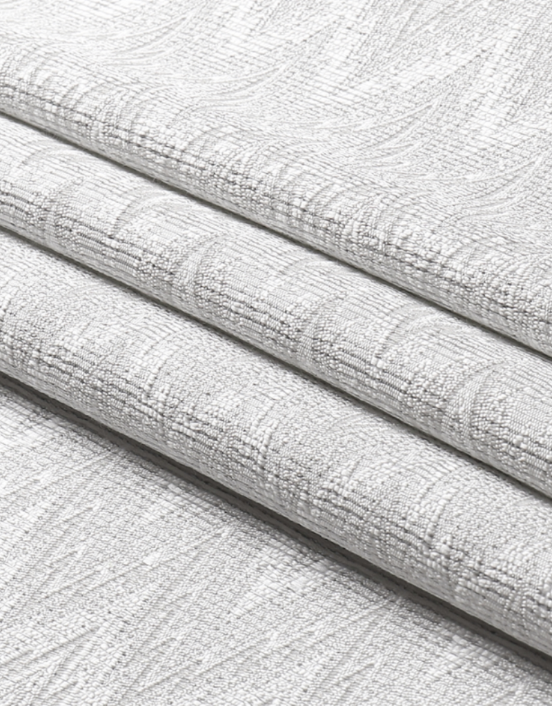 Jacquard Zig Zag Silver Tablecloth #1355