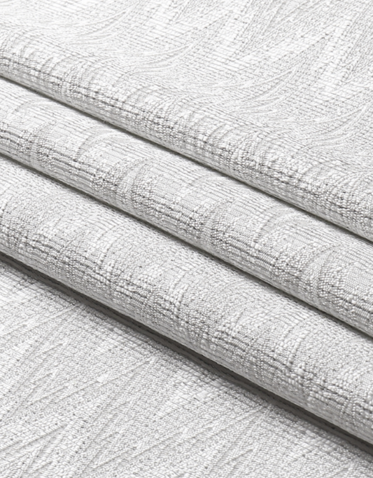 Jacquard Zig Zag Silver Tablecloth #1355