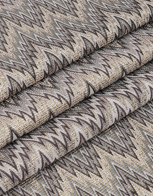 Jacquard Tablecloth Dark Zig Zag #1340