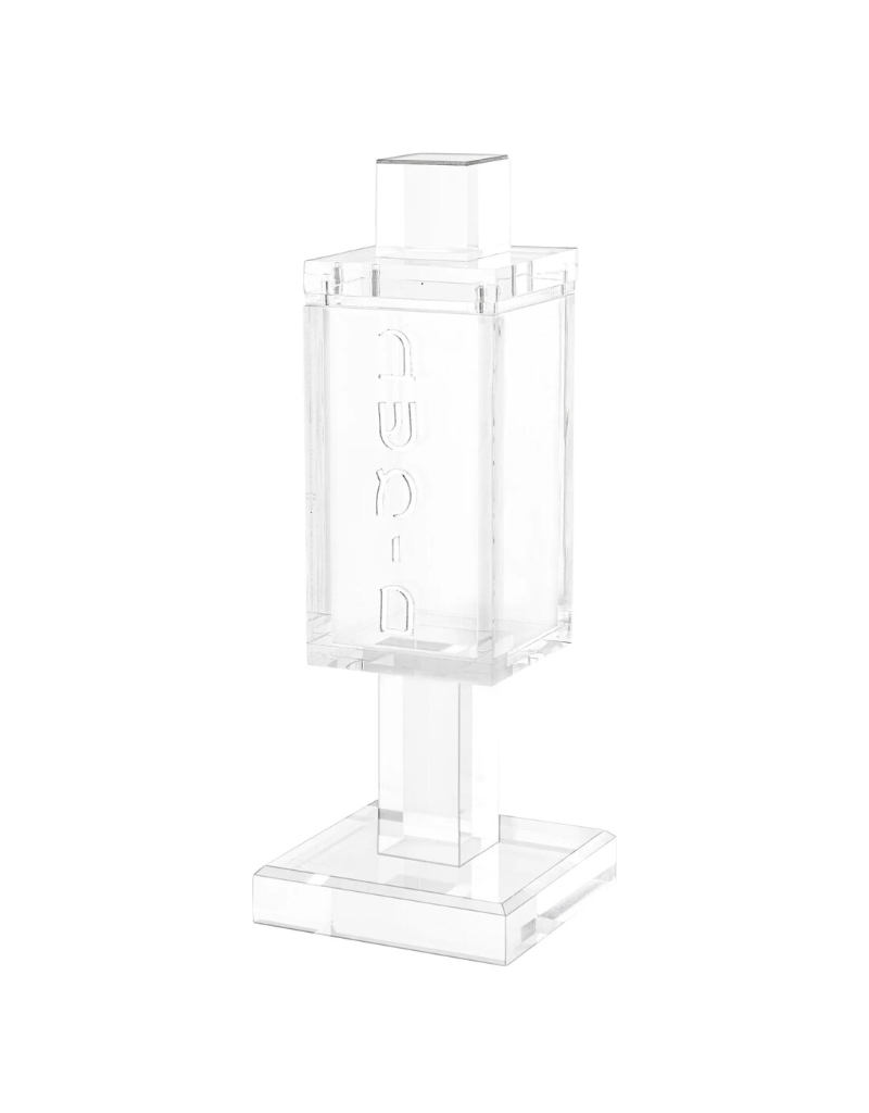 Acrylic Silver Besamim Holder