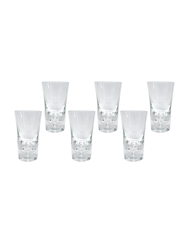 Crystal Filled Shot Glass Set – On The Table