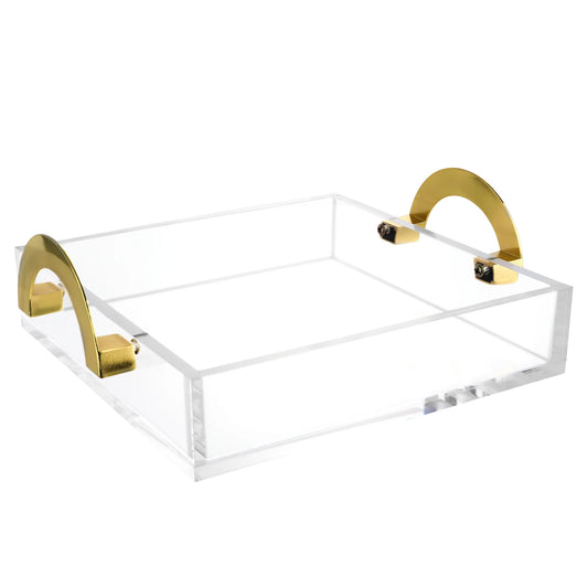 Luxe Lucite Square Tray