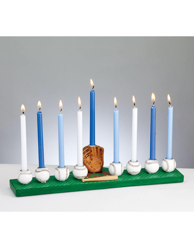 Baseball Menorah