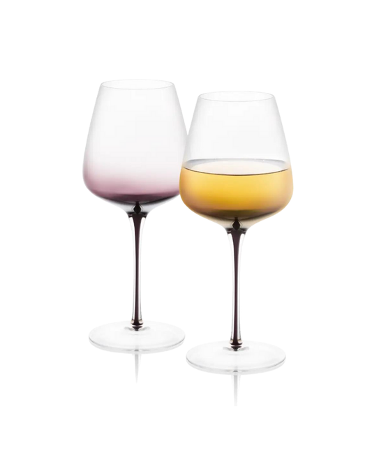 Black Swan White Wine Glass Set